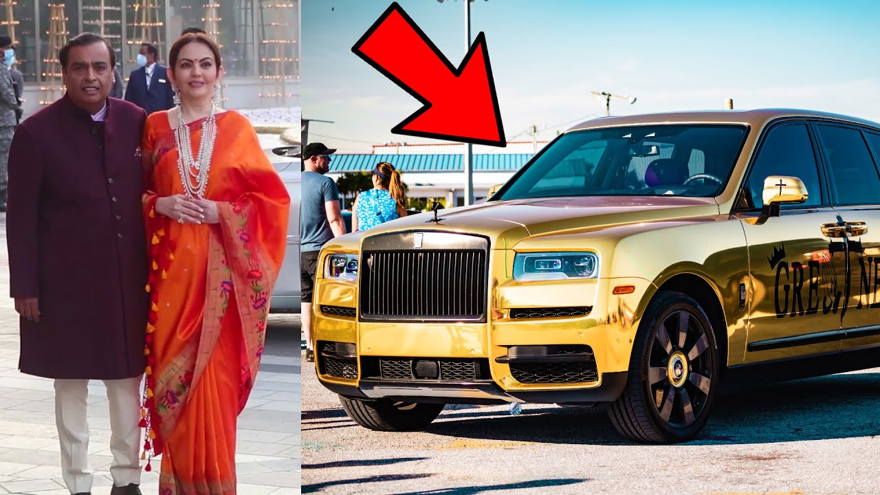 Mukesh Ambani Gift Most Expensive Rolls Royce to Nita Ambani - YouTube