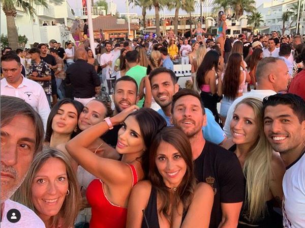 "Different day, different year same amazing people." Daniella Semaan, Cesc's wife describes the festivities.