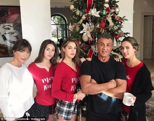 Sylvester Stallone gets a Christmas day visit from Arnold ...