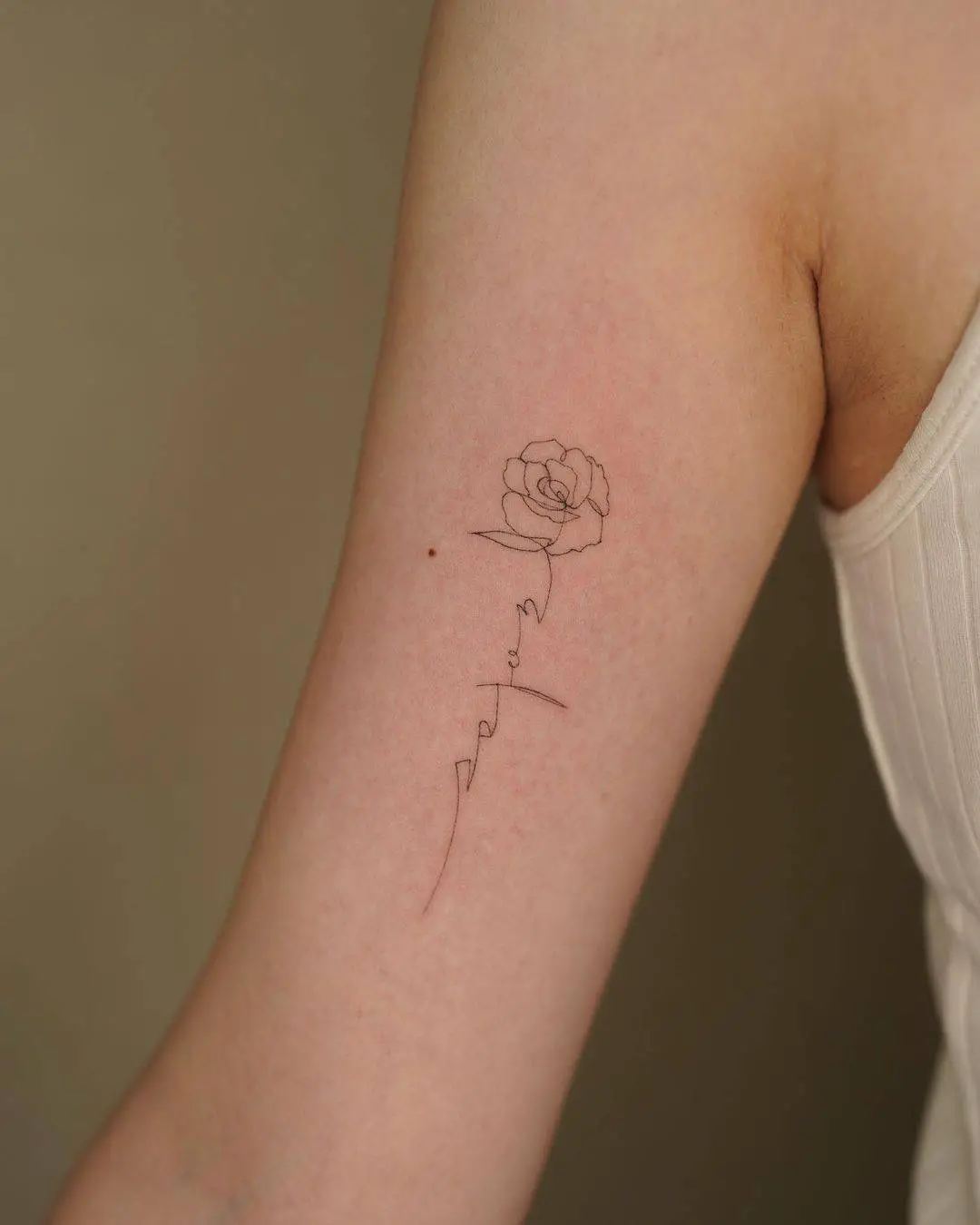 Simple minimalistic tattoo by matumotoink