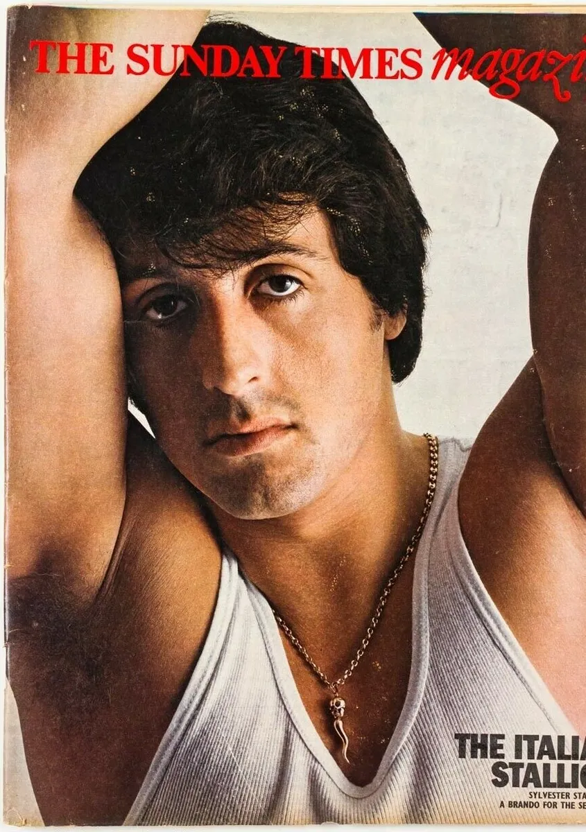 SYLVESTOR STALLONE Rocky ITALIAN STALLION Weekend THE SUNDAY TIMES MAGAZINE  Vtg | eBay