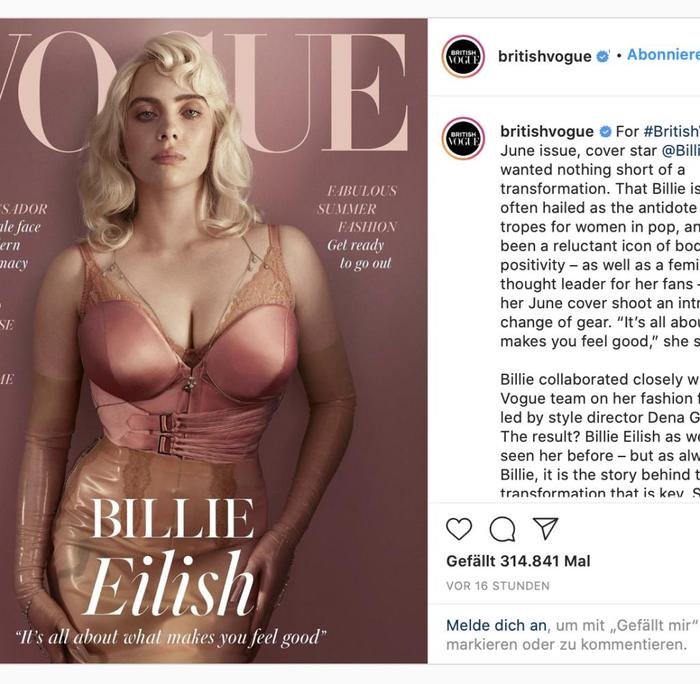 Billie Eilish makes a sexy transformation like a Hollywood star on the magazine cover Photo 1