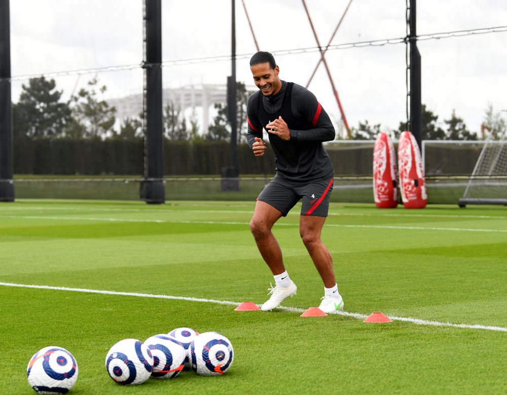 Gallery: Virgil van Dijk's latest rehab session at AXA Training Centre -  Liverpool FC