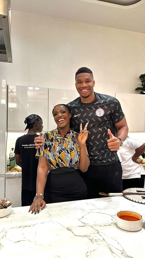 Giannis Antetokounmpo thành lập trường dạy nói tiếng Igbo, người Nigeria ăn món quái dị của người nổi tiếng Hilda Baci.