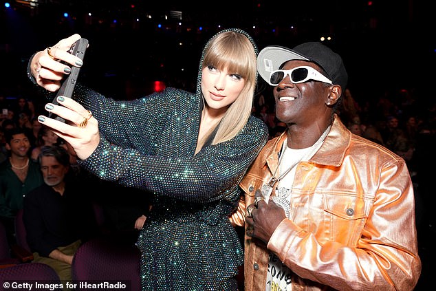 He first met Swift at the 2023 iHeartRadio Music last March (pictured), and then made a point of attending multiple shows on her Eras Tour last year