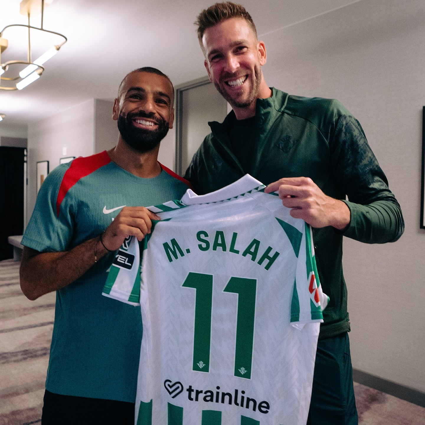 Ex-Liverpool keeper Adrian cheekily tried to poach Mohamed Salah for Real Betis