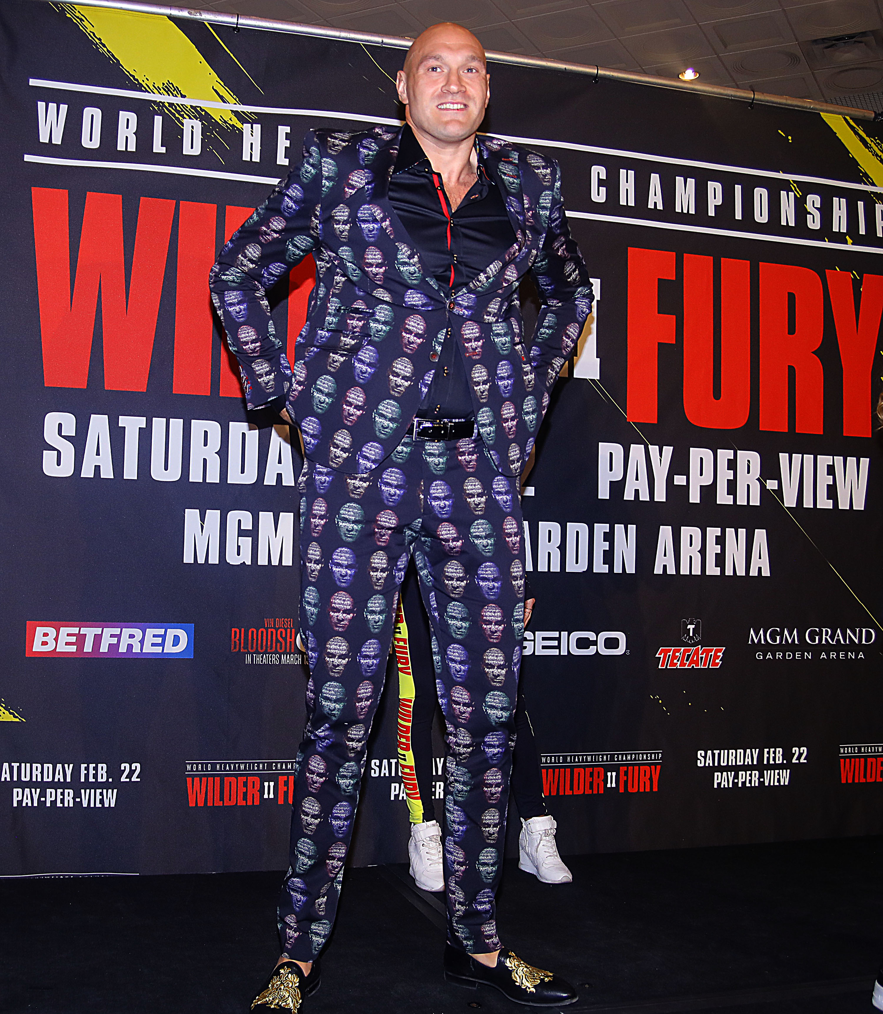 Fury's mental health suit designed by tailor Nav Salimian turned heads