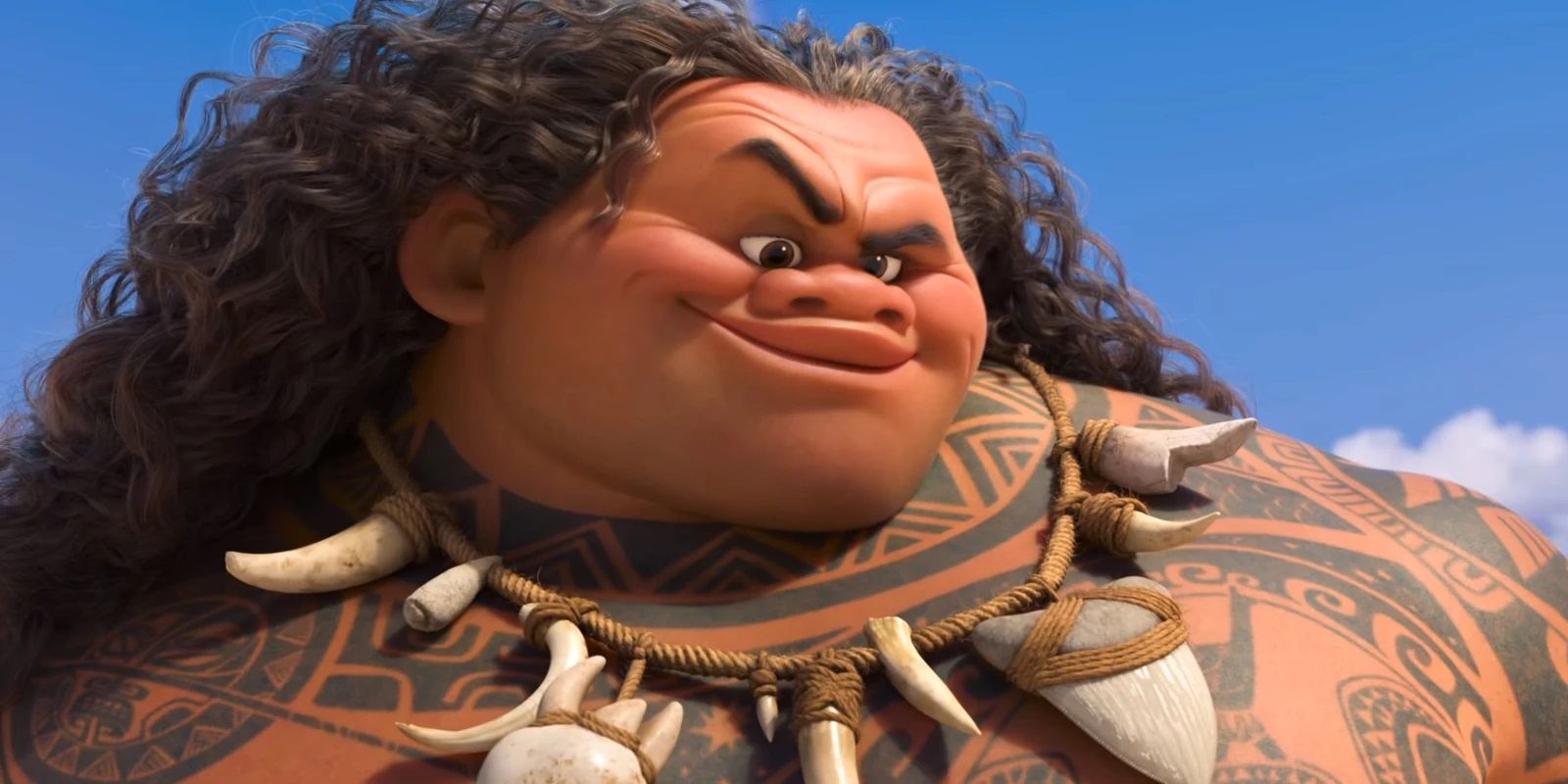 Maui smiles in Moana