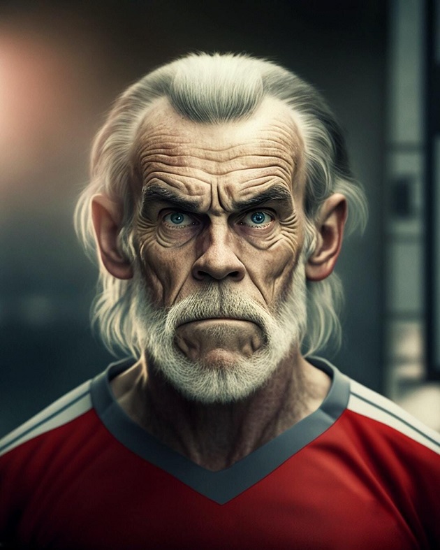 Messi, Cristiano Ronaldo, Mbappe, Neymar... when they're old! This is how the greatest footballers will look when they are seniors - Bóng Đá